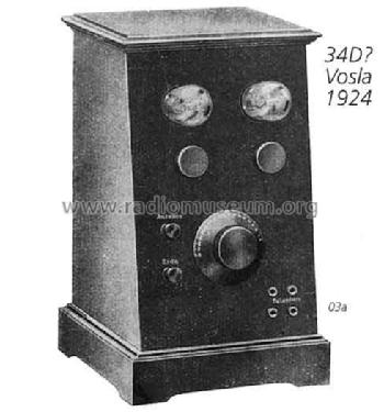 34D; Vosla, Voss & Co.; (ID = 2559) Radio