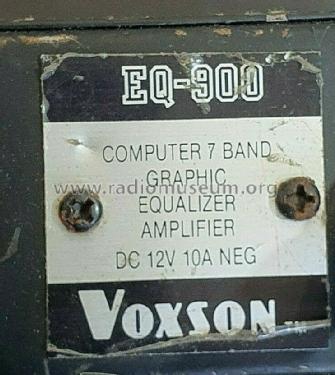 Computer 7 Band Graphic Equalizer Amplifier Booster EQ-900; Voxson, FARET F.A.R. (ID = 2693854) Ampl/Mixer