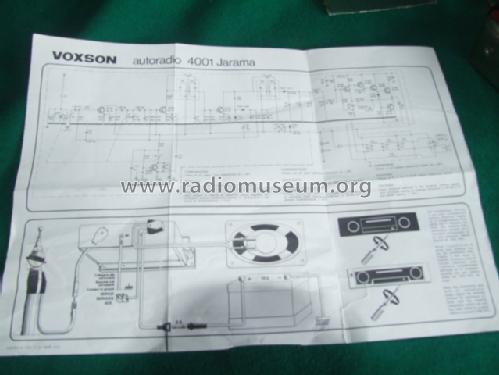 Jarama 4001; Voxson, FARET F.A.R. (ID = 1445943) Car Radio