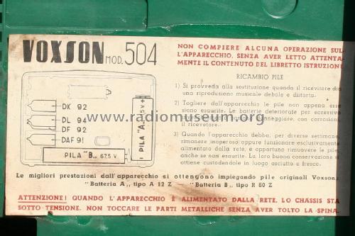 Superdinghy 504; Voxson, FARET F.A.R. (ID = 1123811) Radio