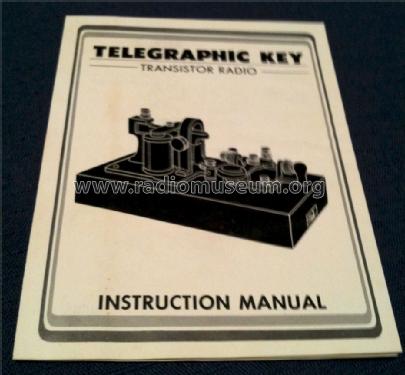 Telegraphic Key Transistor Radio ; WACO; Japan (ID = 1476789) Radio