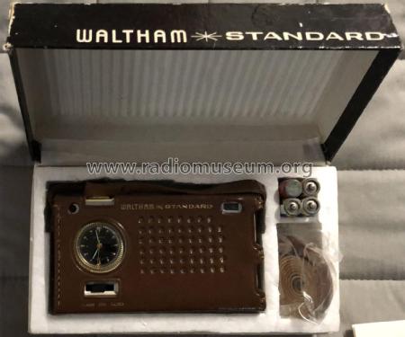 Waltham * Standard Super Alarm - deluxe Transistor Watch Radio SR-4000; Standard Radio Corp. (ID = 2669345) Radio