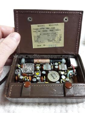 Ten Transistor WA5102L; Waltham Watch (ID = 2349046) Radio