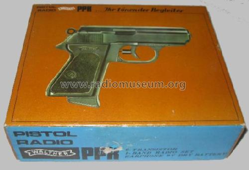 Walther PPK Pistol Radio ; Tada Seisakusho Co., (ID = 1432979) Radio