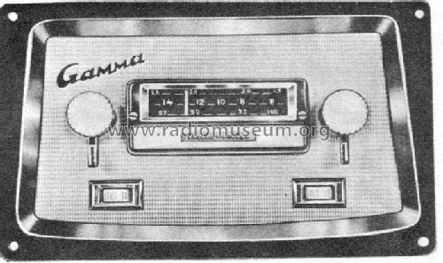 Gamma Achat Kleinbus ; Wandel & Goltermann; (ID = 316066) Car Radio