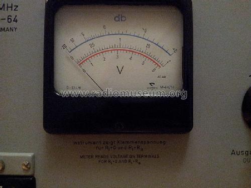 Messgenerator MG-64; Wandel & Goltermann; (ID = 1561854) Equipment