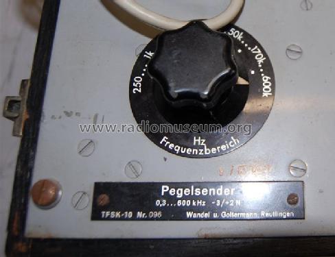 Pegelsender 0,3...600 kHz -3/+3 N TFSK-10; Wandel & Goltermann; (ID = 1721898) Equipment