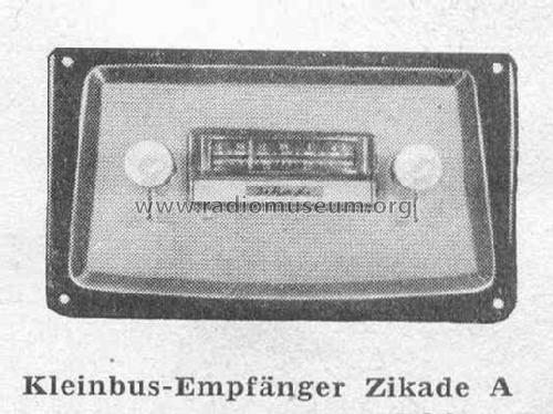 Zikade A-Kleinbus; Wandel & Goltermann; (ID = 376597) Car Radio