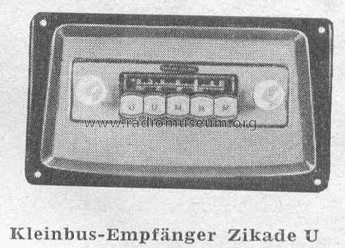 Zikade U-Kleinbus; Wandel & Goltermann; (ID = 376595) Car Radio