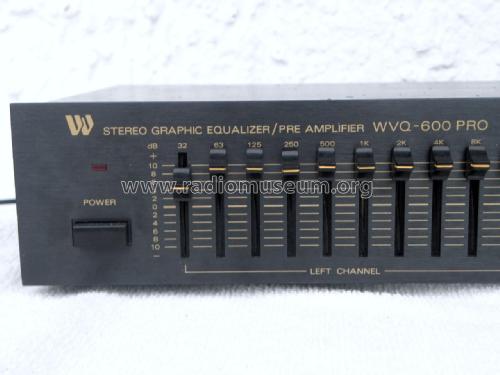 Stereo Graphic Equalizer / Pre Amplifier WVQ 600 Pro; Wangine Electronics (ID = 2876242) Ampl/Mixer