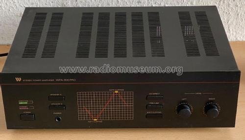 Stereo Power Amplifier WPA-600 PRO; Wangine Electronics (ID = 2538802) Ampl/Mixer