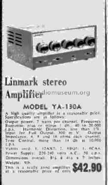 Linmark YA-130A; Warburton, Franki (ID = 2744956) Ampl/Mixer