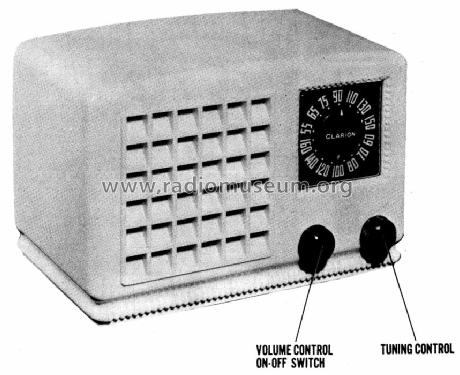 Clarion 14601 ; Warwick Mfg. Corp., (ID = 466574) Radio