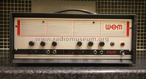 WEM PA40; Watkins Electric (ID = 1551267) Ampl/Mixer