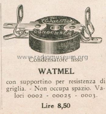 Fixed Capacitor with Grid Resistor Support ; Watmel Wireless Co, (ID = 2695582) Radio part