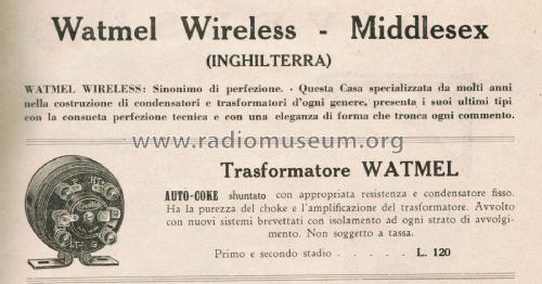 Transformer Auto-Choke; Watmel Wireless Co, (ID = 2695571) Radio part