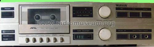 Stereo Cassette Tape Deck 8190C; Watson Marke / brand (ID = 1899542) Enrég.-R