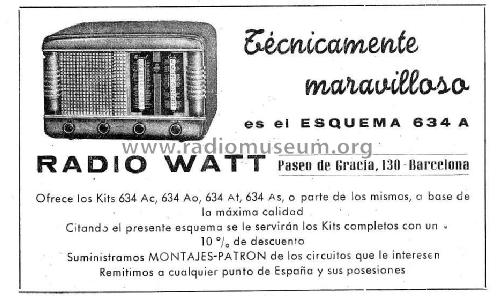 Super 634-At; Radio Watt Valgifson (ID = 987654) Radio