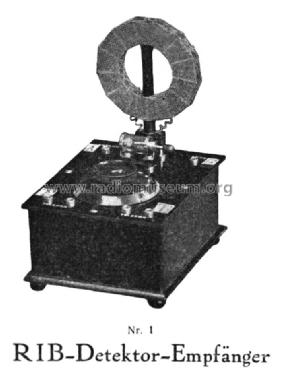 Detektorempfänger ; Wauri, Friedrich; (ID = 2654713) Galène