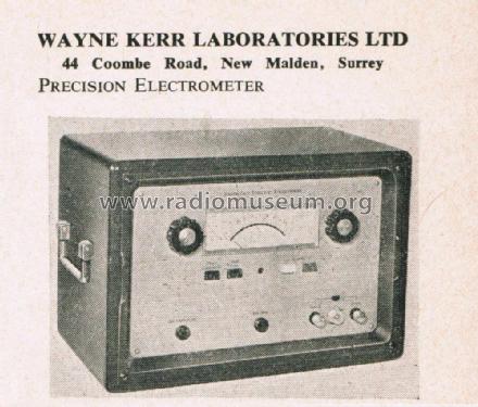 Precision Electrometer ; Wayne Kerr; New (ID = 2653137) Ausrüstung