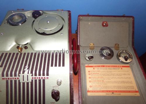 Wire Recorder 80; Webster Co., The, (ID = 2388807) R-Player