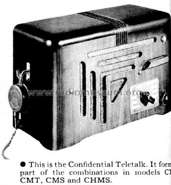 Teletalk CT ; Webster Electric (ID = 1079277) Ampl/Mixer