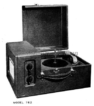 Record Changer Seven Sixty Two 762 Ch= 77-1; Webster Co., The, (ID = 571012) R-Player