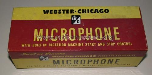 Microphone with Start Stop Control ; Webster Co., The, (ID = 1603638) Microphone/PU