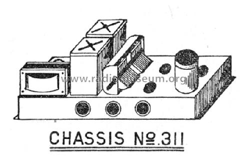 Inbouwchassis 311; Weco N.V. (ID = 1230191) Radio