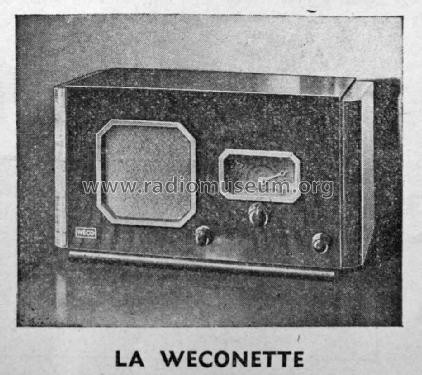 Weconette ; Weco N.V. (ID = 1230830) Radio