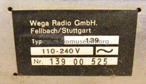 139; Wega, (ID = 1392287) Radio