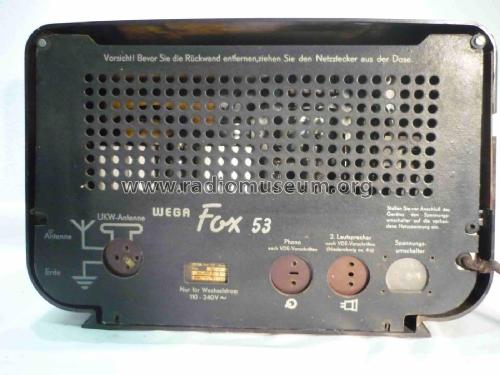 Fox 53 467 W-5; Wega, (ID = 2514718) Radio