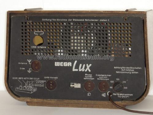Lux 365W-4; Wega, (ID = 282598) Radio