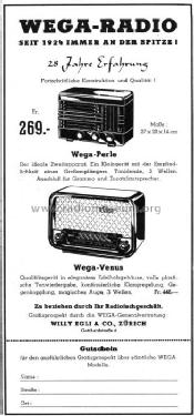 Perle 52W 364 W-9; Wega, (ID = 95736) Radio