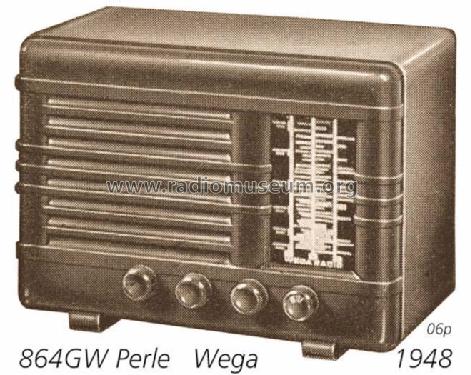 Perle 864GW; Wega, (ID = 1185) Radio