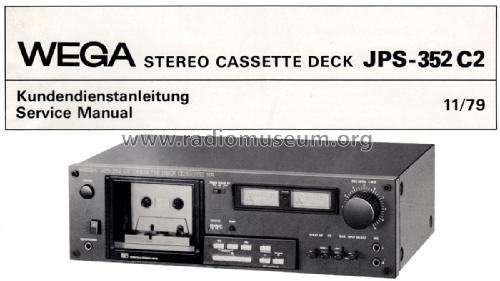 Stereo Cassette Deck JPS-352C2; Wega, (ID = 1956708) R-Player