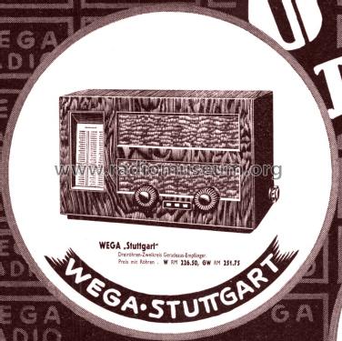 Stuttgart 35GW; Wega, (ID = 1615848) Radio