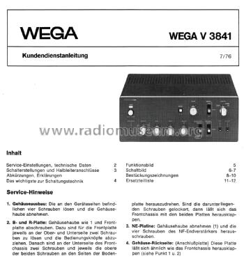 V3841; Wega, (ID = 2224251) Ampl/Mixer