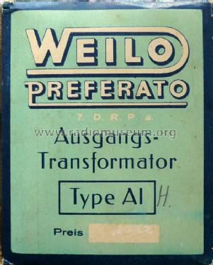 Preferato AI ; Weilo, J. Feldman & (ID = 755071) Bauteil