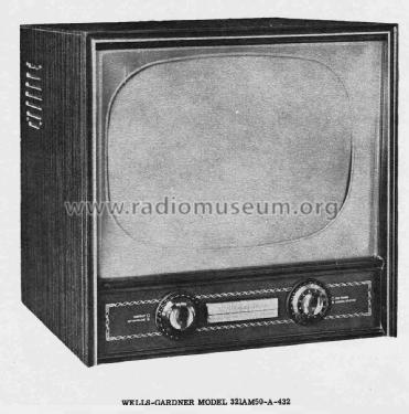 321AM50-A-432 ; Wells-Gardner & Co.; (ID = 2713477) Television