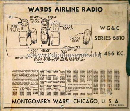 6B10 ; Wells-Gardner & Co.; (ID = 255837) Radio