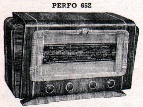 Perfo 652; Welpa, P. Weber & (ID = 580247) Radio