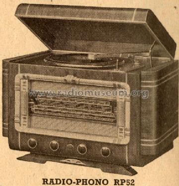 Radio-Phono RP52; Welpa, P. Weber & (ID = 535125) Radio