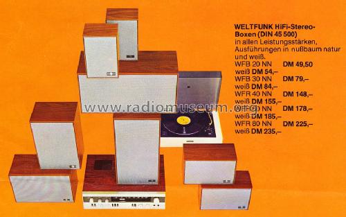 Hi-Fi-Stereo-Box WFR60; Weltfunk GmbH & Co. (ID = 1260805) Parlante