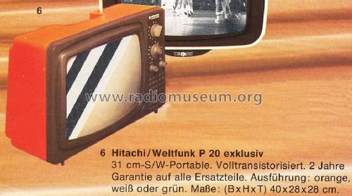 Hitachi P20; Weltfunk GmbH & Co. (ID = 1265364) Television