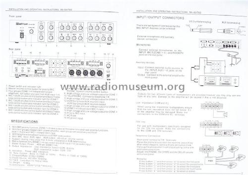 WA-404TMZ; Weltron Co., Inc.; (ID = 1385564) Ampl/Mixer