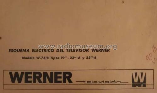 W-76 /B; Werner; Madrid (ID = 2930412) Television