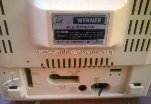 W-77/I/12K; Werner; Madrid (ID = 2465932) Television