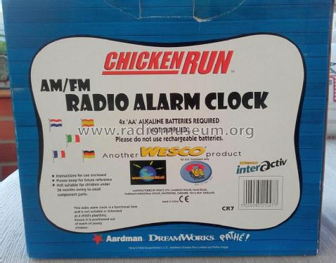 Chicken Run AM/FM Radio Alarm Clock CR7; Wesco Ltd., West (ID = 2827848) Radio