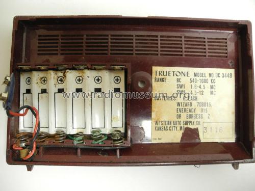 8 Transistor 3 Band All Wave DC-3448; Western Auto Supply (ID = 2375627) Radio